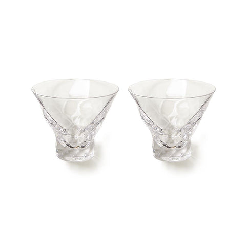 Gem Crystal Martini Glasses, Set of 2