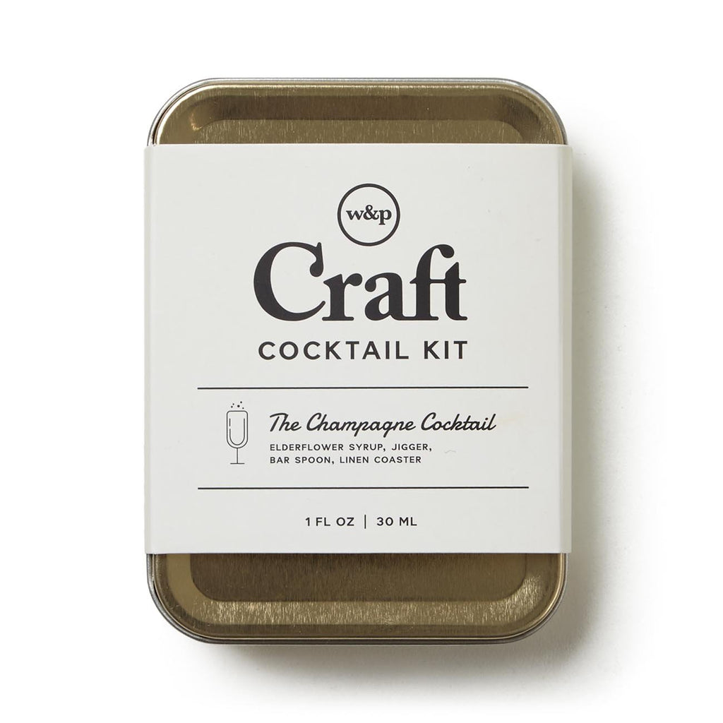 W & P Design Carry On Cocktail Kit - Champagne Cocktail, 4.25