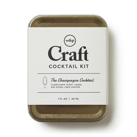 W & P Design Carry On Cocktail Kit - Champagne Cocktail, 4.25